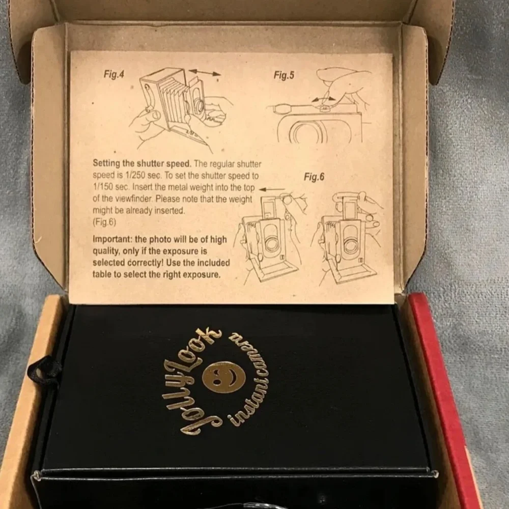 JollyLook Instant Instax Folding Camera Made from Recycled Cardboard